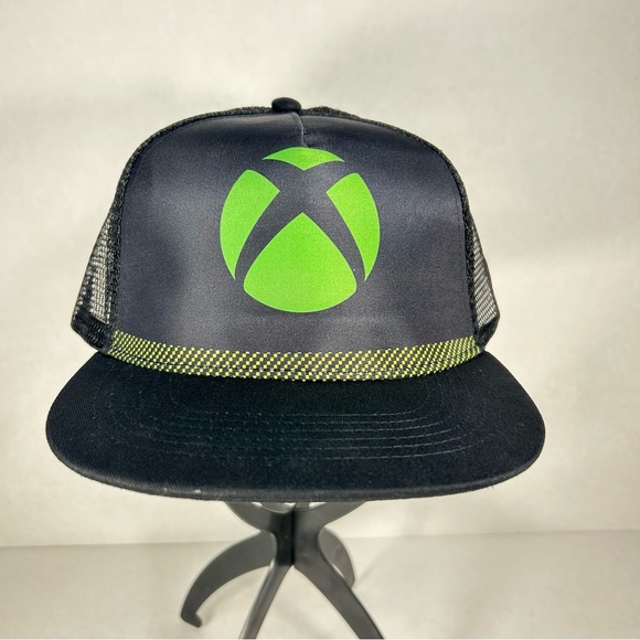 Microsoft Other - XBOX SnapBack Mesh Trucker Hat Adjustable Cap *NEW* with Tags Adult One Size